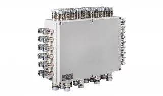 Взрывозащищенная клеммная коробка КНВ-У 15.15.12 из низкоуглеродистой стали